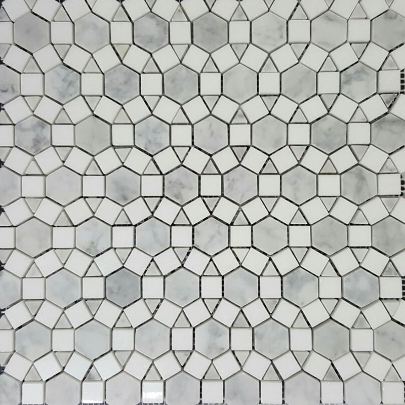 alhambra-carrara-honed-thassos-polished-marble-mosaic